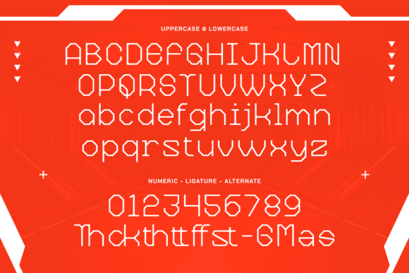 Raffle Mono Font PNG with transparent background - Preview 1