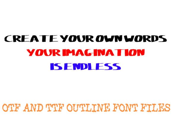 Real Pen Marker Font PNG with transparent background - Preview 2