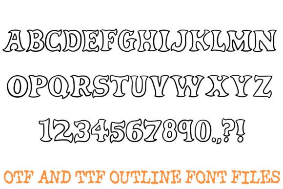 Rodeo Circus Font PNG with transparent background - Preview 1