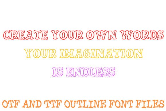 Rodeo Circus Font PNG with transparent background - Preview 2
