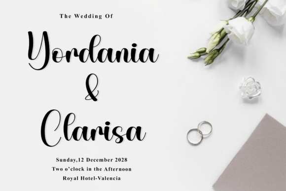 Simple Wednesday Font PNG with transparent background - Preview 2