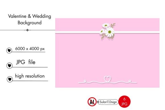 Valentine & Wedding Background ( 6 Jpg)