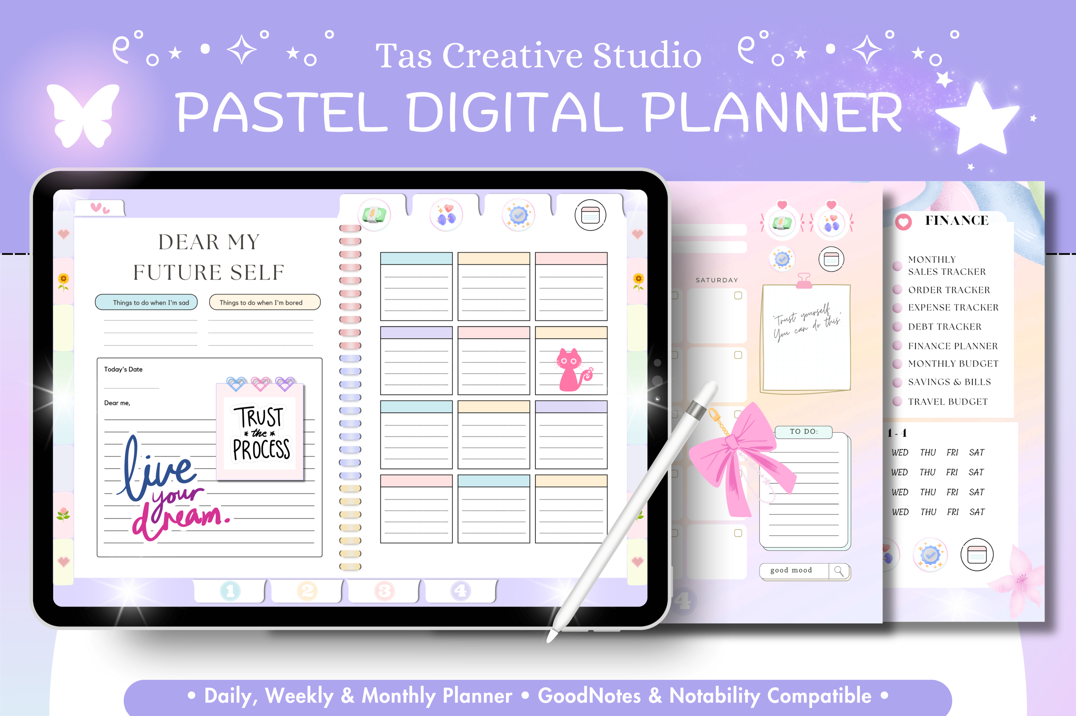 All-in-One Digital Planner ( 72 Pages )