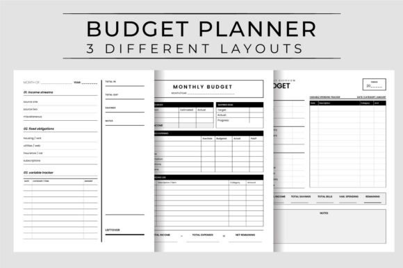 Budget Planner PDF Interior budget planner