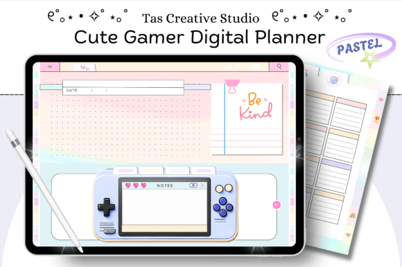 Cute IPad Digital Planner ( 112 Pages )