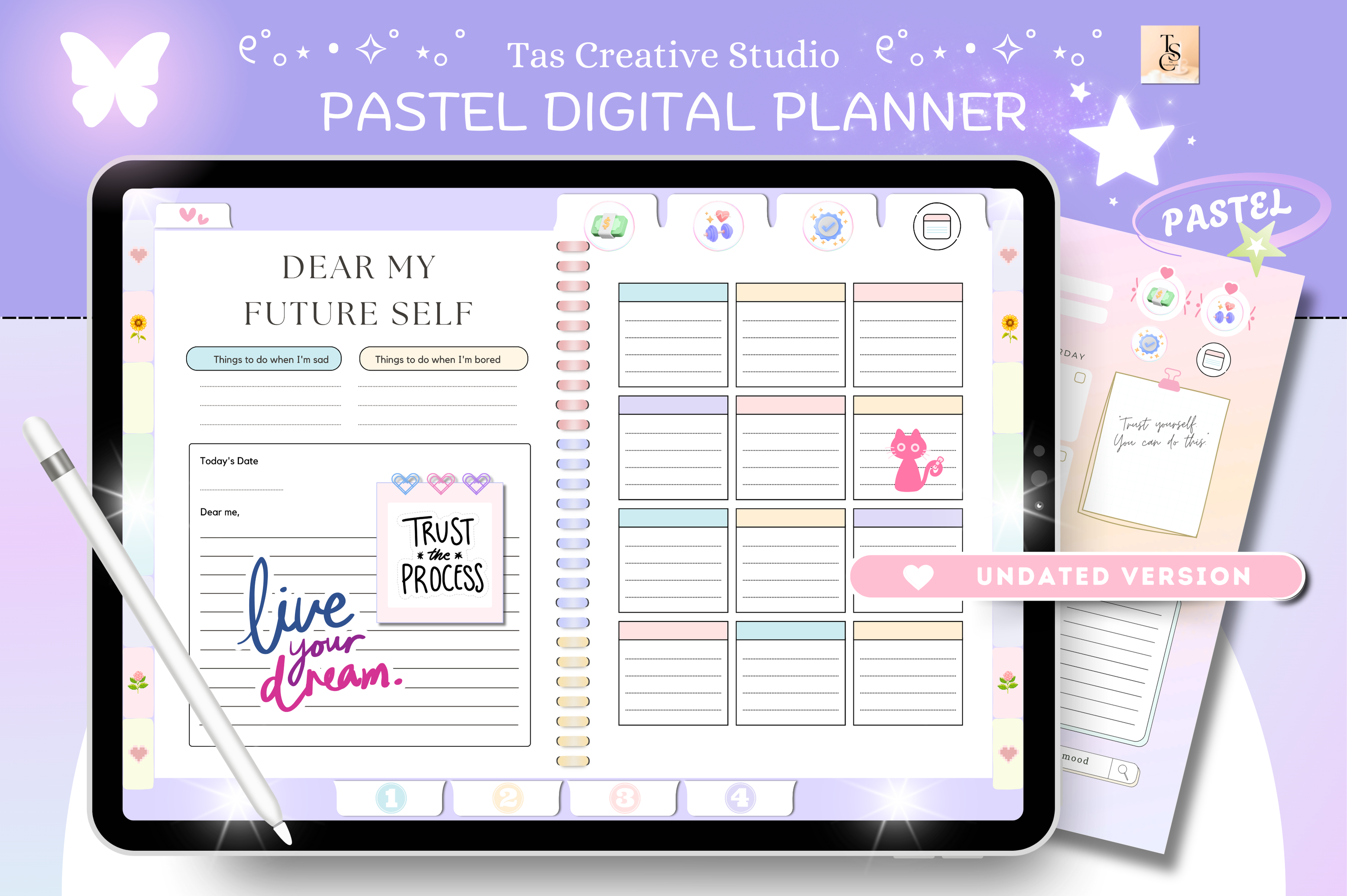 Daily Life Digital Planner ( 72 Pages )