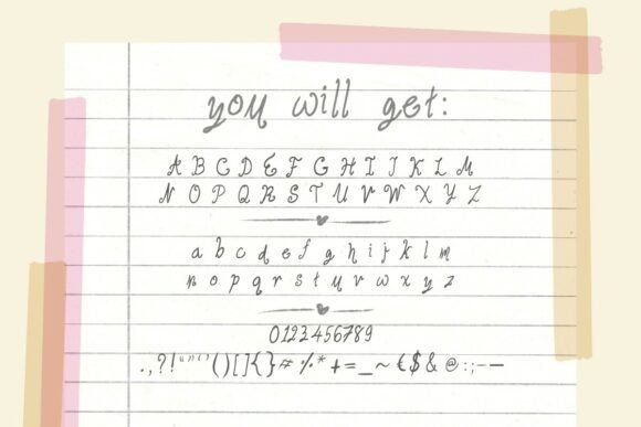 Daydreamer Journal Font - Preview 3