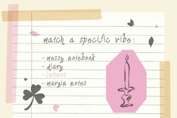 Daydreamer Journal Font - Preview 4