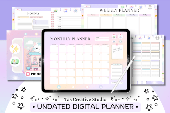 Digital Planner for IPad ( 72 Pages )