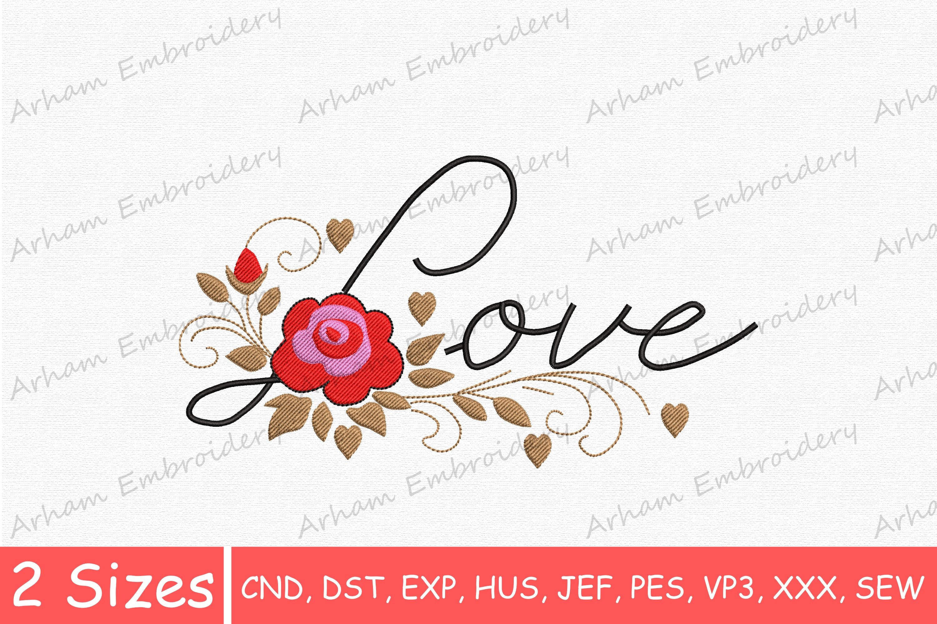 Elegant Floral Love Letter
