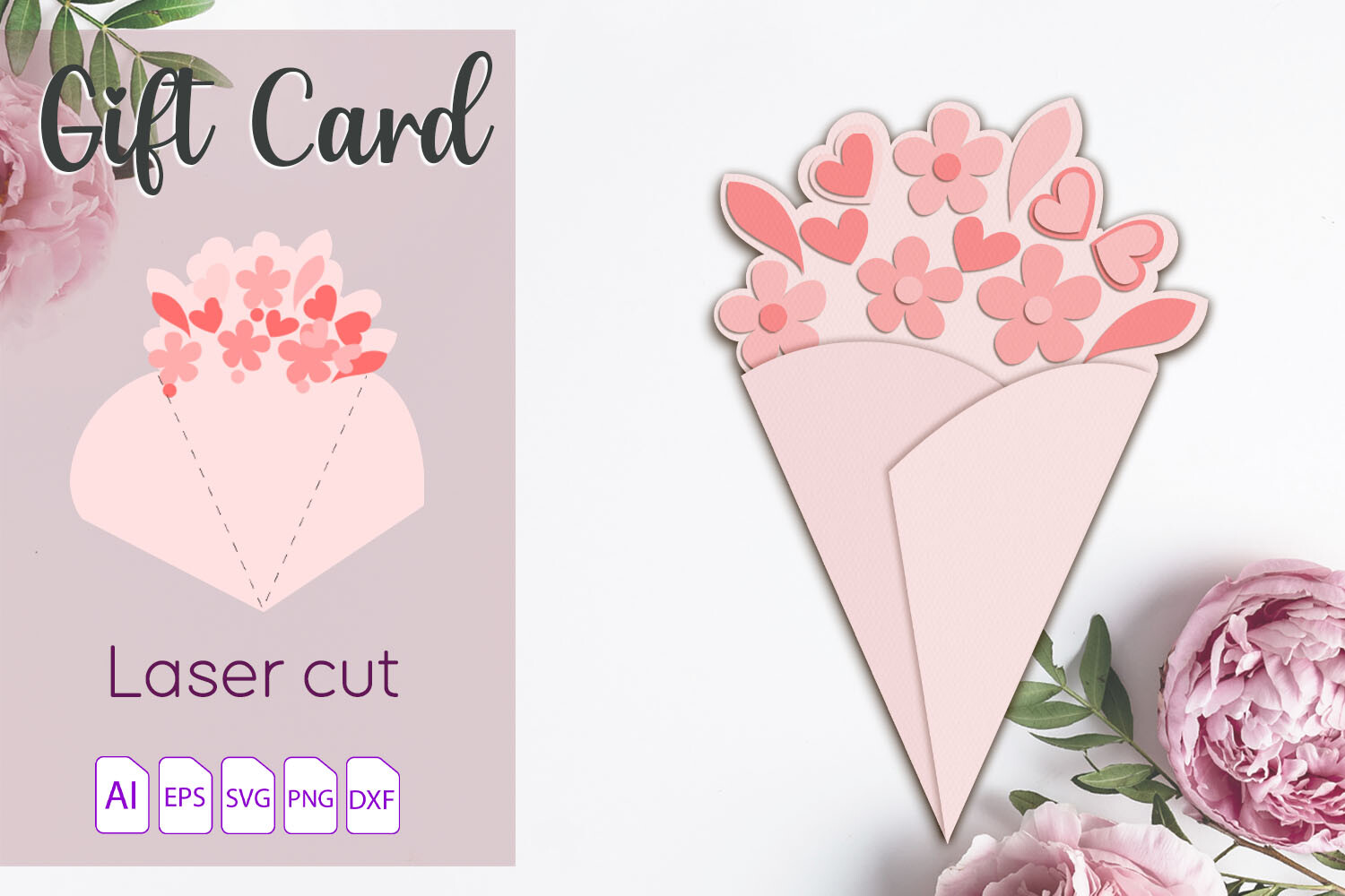 Flowers Bouquet Gift Card