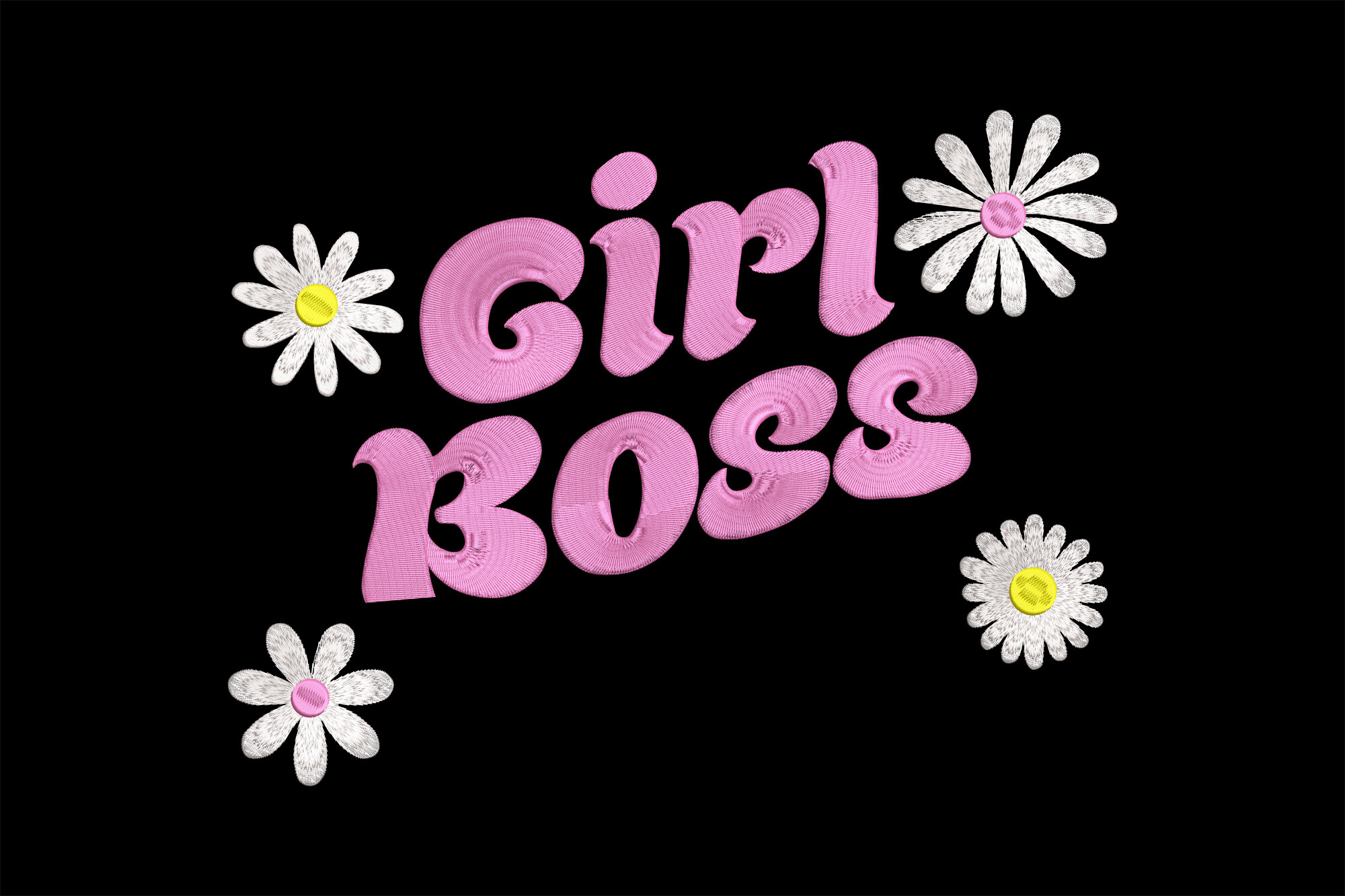 Girl Boss Daisy Flower