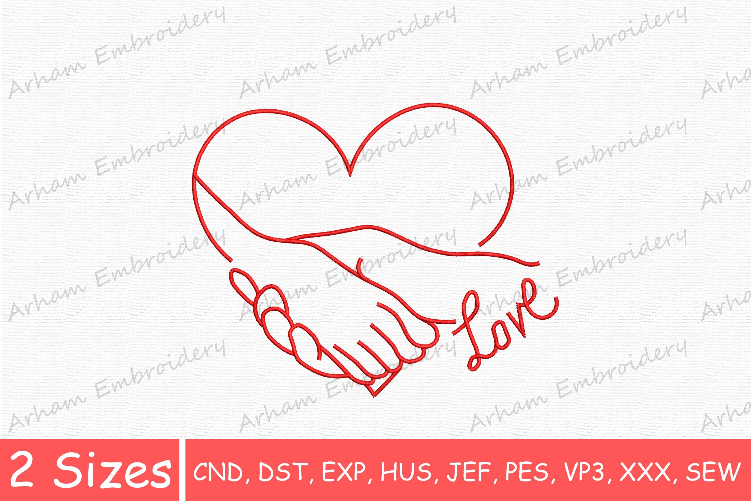 Holding Hands Heart Love