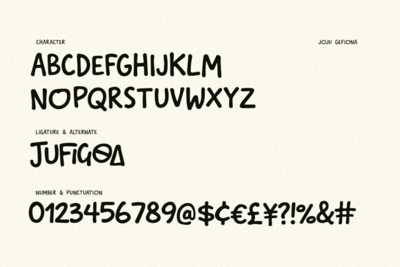 Joju Gefiona Font - Preview 5