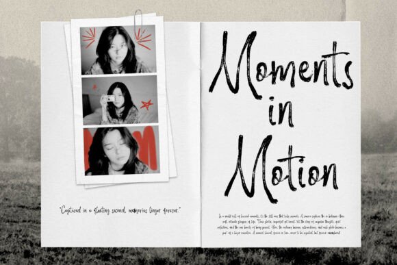 Messy Memoir Font PNG with transparent background - Preview 6