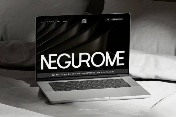 Mifetro Font PNG with transparent background - Preview 1