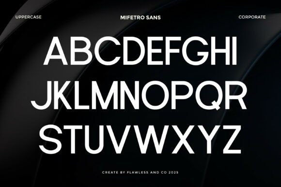 Mifetro Font PNG with transparent background - Preview 5