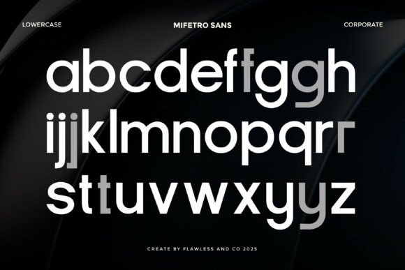 Mifetro Font PNG with transparent background - Preview 6