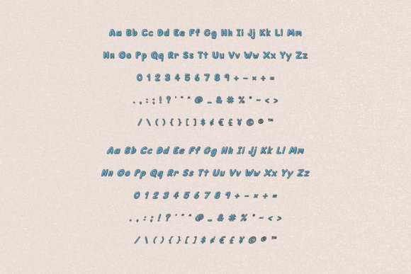 Puffy Soda Font PNG with transparent background - Preview 3