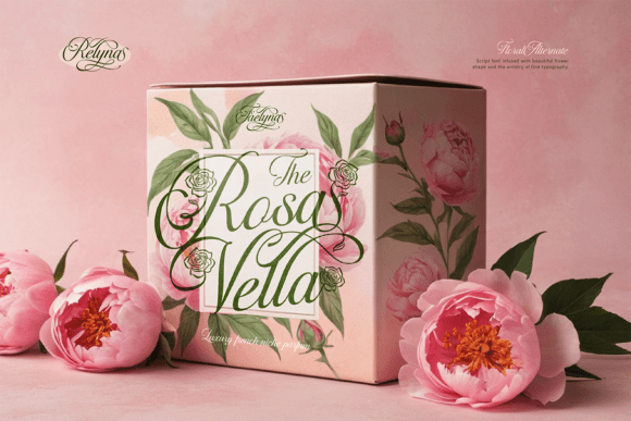 Relyna Font PNG with transparent background - Preview 5
