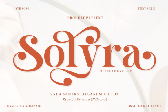 Solyra Fonts