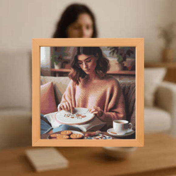 ☕Stitches & Tea Cross Stitch Pattern!
