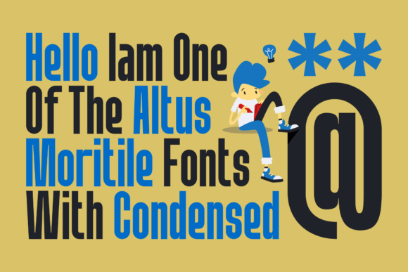 Altus Moritile Font - Preview 1