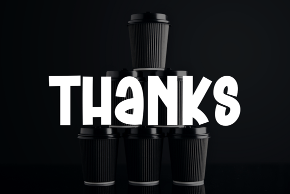 Black Tumbler Font - Preview 6