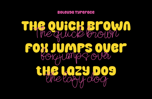 Boleuga Duo Font - Preview 5