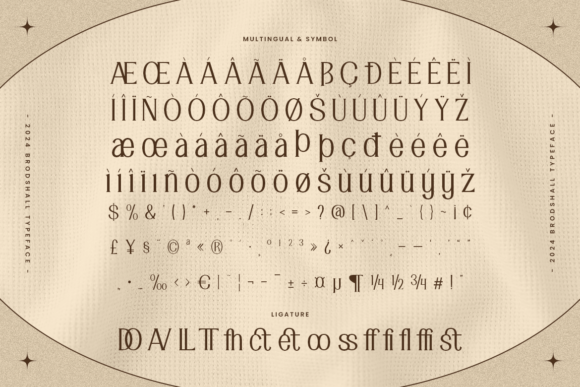 Brodshall Font - Preview 2