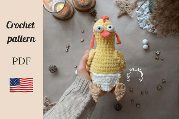 Crochet Pattern Easter Chicken