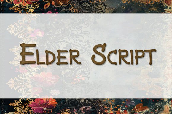 Elder Script Font - Preview 1