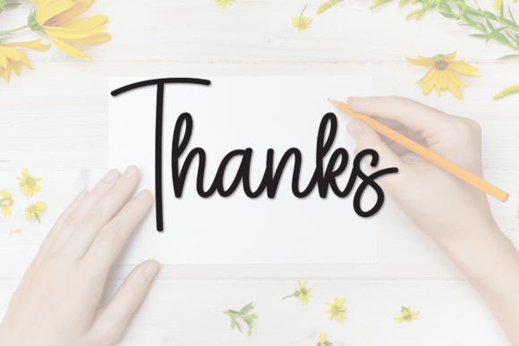 Flowers Signature Font - Preview 6
