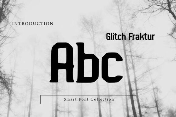 Glitch Fraktur Font - Preview 1