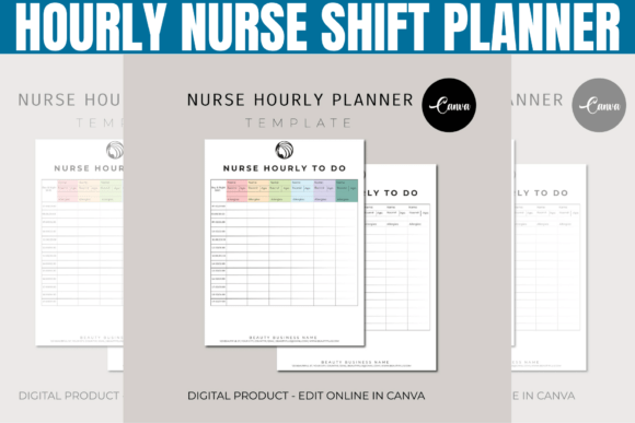Hourly Nurse Shift Planner Template