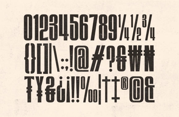 Oblisk Font PNG with transparent background - Preview 6
