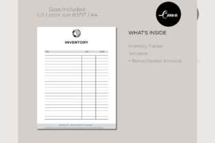 Printable Inventory Tracker Planner Page Graphic by Gfx Shaown ...