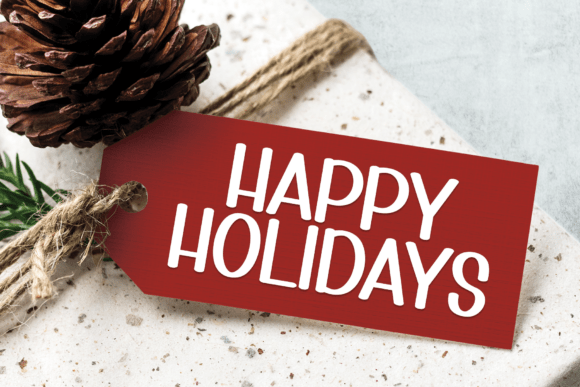 Santa Card Font PNG with transparent background - Preview 2