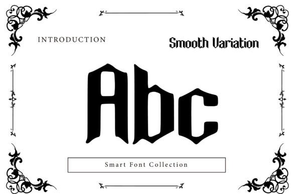 Smooth Variation Font font preview - 1