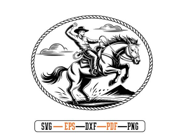 Vintage Western, Cowboy SVG Cut File Graphic Crafts By CraftPioneer