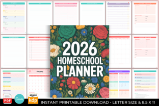 2026 Homeschool Planner Graphic by KDP Studio · Creative Fabrica