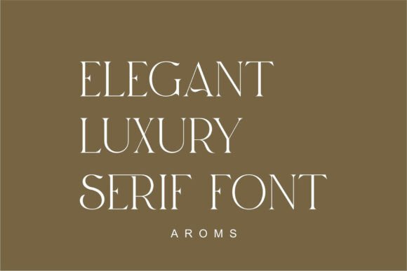 Aroms Font - Preview 2