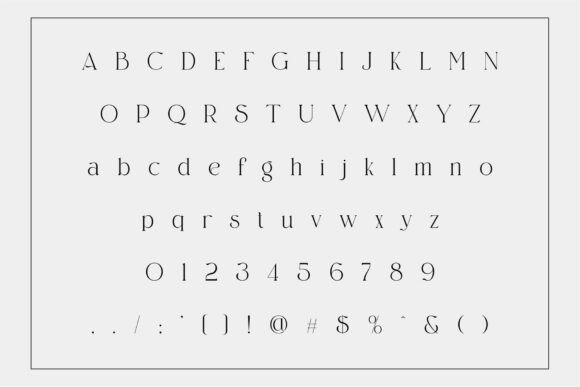Aroms Font - Preview 3