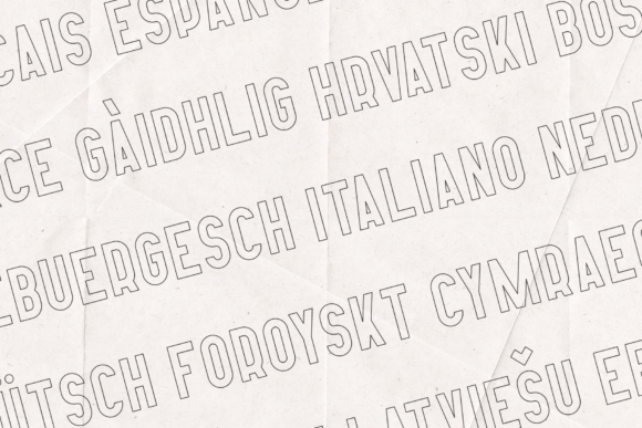 Afterclap Outline Edition Font - Preview 2