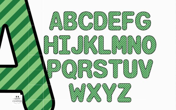 Army Lucky Font - Preview 2