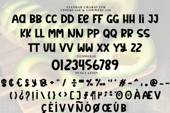 Avocados Font - Preview 4
