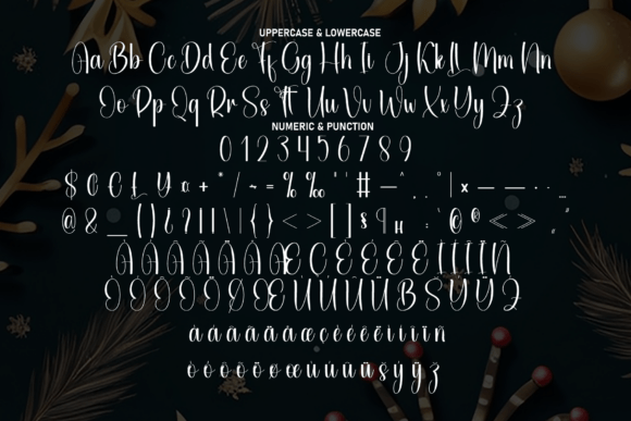 Christmas Stylish Font - Preview 6
