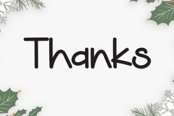 Christmas Wishes Font PNG with transparent background - Preview 5