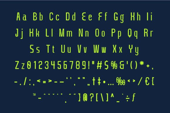 Cranity Font - Preview 2