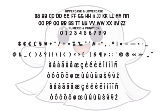 Cute Ghost Font - Preview 6